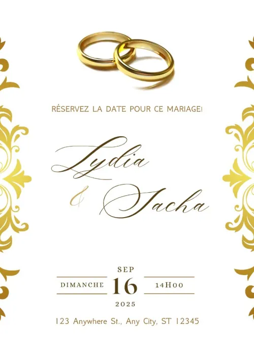 Distribution de mariage