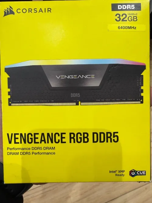 Ram corsair vengeance ddr5 32gb 6400 mhz