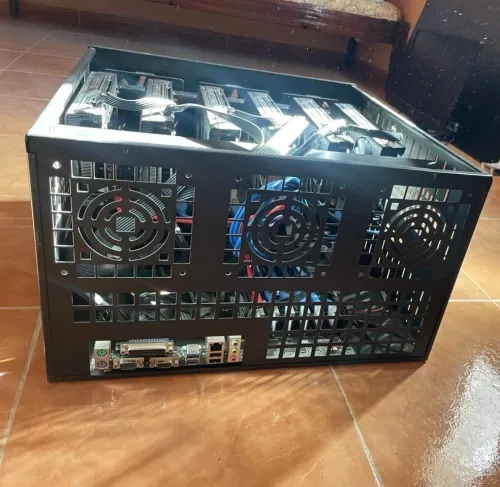 Station de calcul GPU / 6x RX 470 8GB