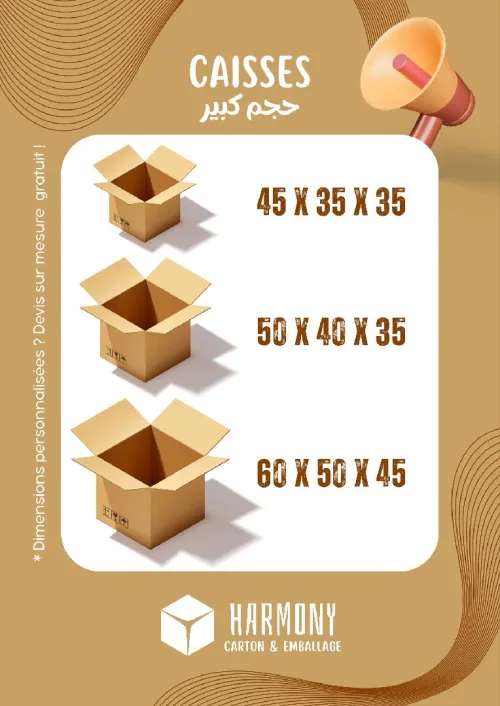 Carton ondulé Caisses