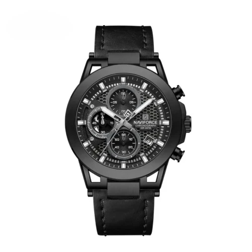 Montre Homme Naviforce NF8073 Cuir Véritable & Style Sport Élégant