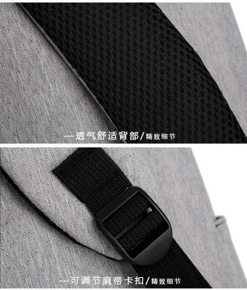 Sac a dos multifonctions USB imperméable anti- rayures et résistant aux déchirures