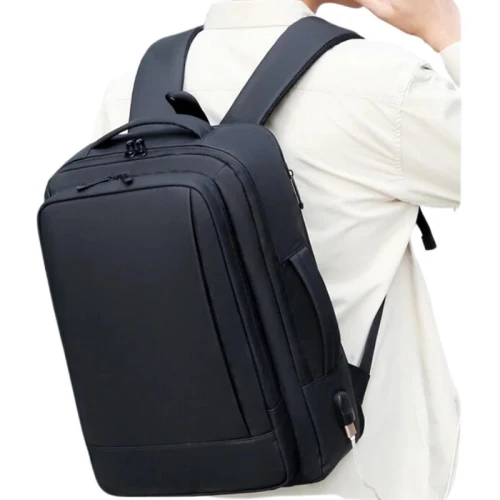 Sac A Dos Cartable Extensible Imperméable Anti-Rayures - حقيبة قابلة للتوسع مضادة للخبش