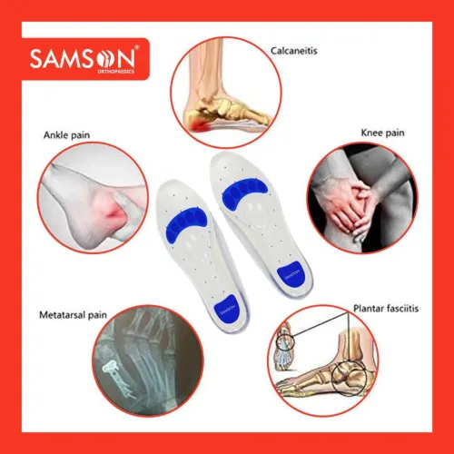 Semelle orthopedique en silicone