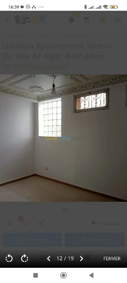Location Appartement F4 Alger Birkhadem