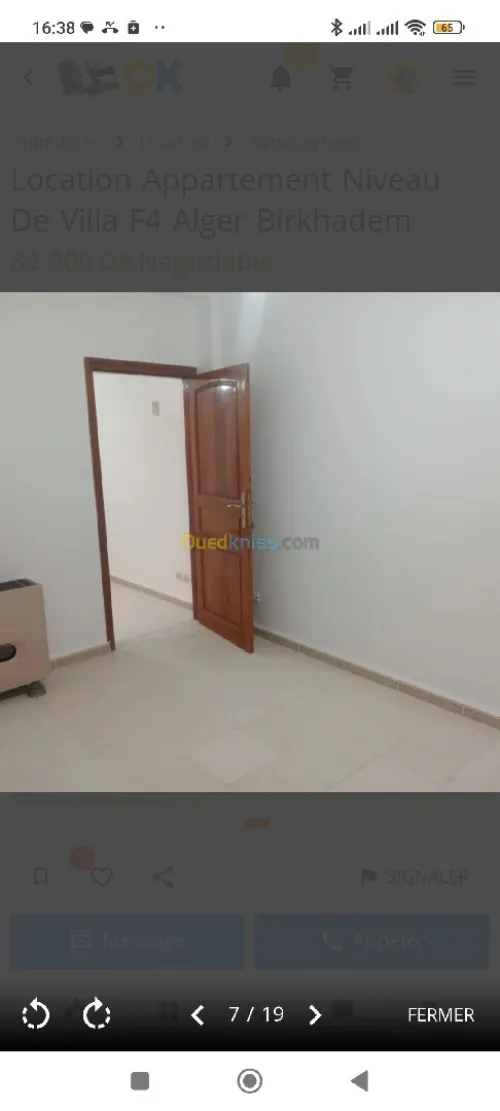 Location Appartement F4 Alger Birkhadem