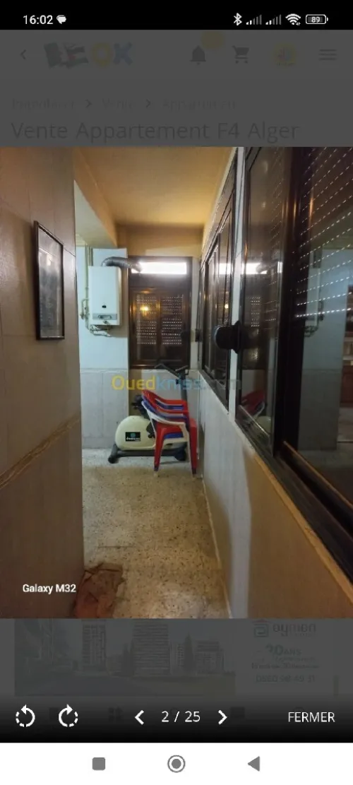 Vente Appartement F4 Alger Kouba