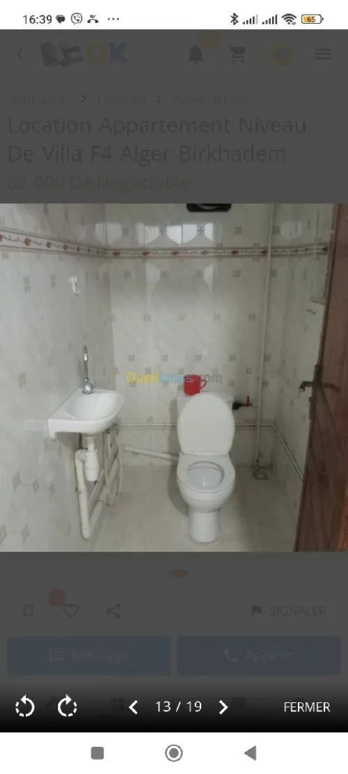 Location Appartement F4 Alger Birkhadem