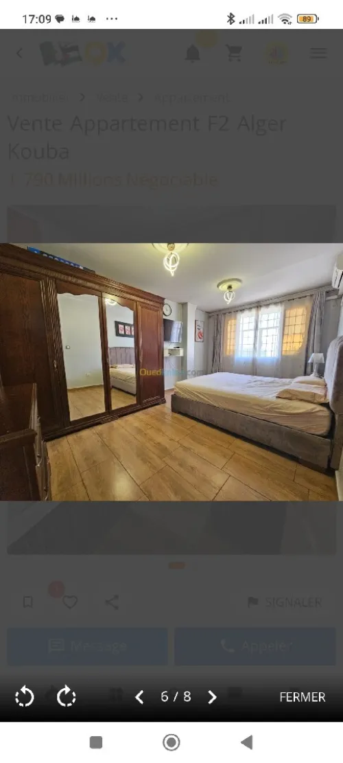 Vente Appartement F2 Alger Kouba