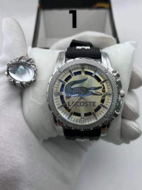 Montre homme de lux coffret plus une bague