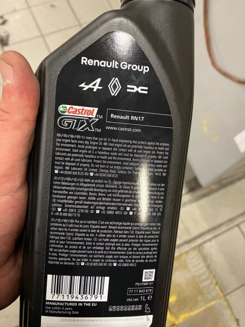 Huile Castrol 5w30 RN17