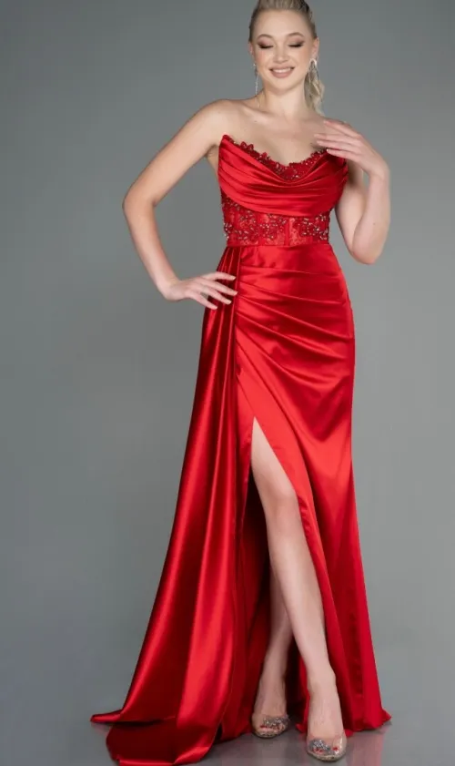 Robe soirèe rouge 