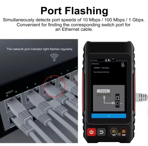 TESTEUR CABLE RESEAU MULTI FONCTION