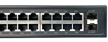 Switch 24*10/100/1000M RJ45+2*1000M SFP port*