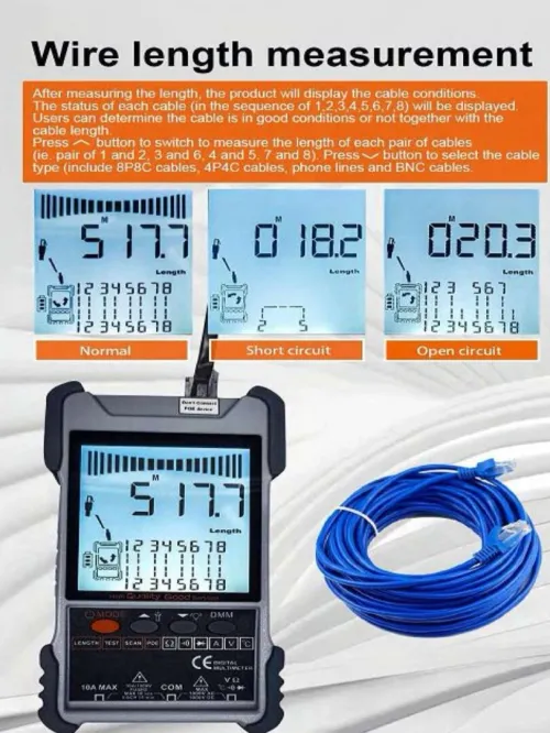 Testeur câble réseau & Multimètre 