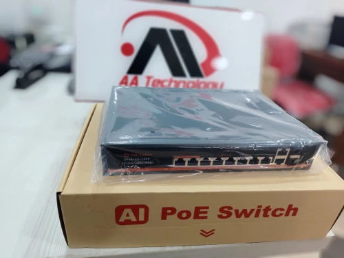  AI PoE Switch  8 PoE 2 Uplink  2 SFP 
