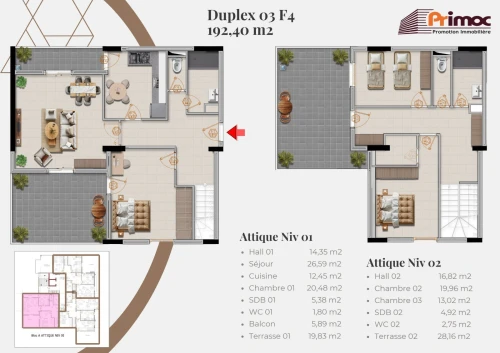 Vente Appartement F2 F3 F4 Alger Birkhadem