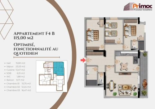 Vente Appartement F2 F3 F4 Alger Birkhadem