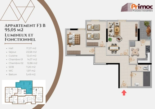 Vente Appartement F2 F3 F4 Alger Birkhadem