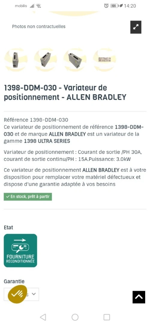 Ac servomoteur driver