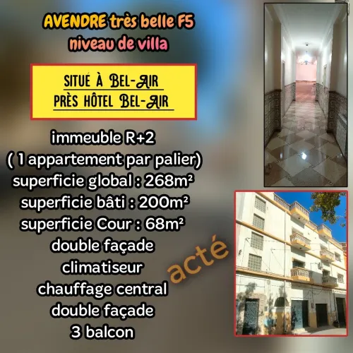 Vente Appartement Niveau de villa F5 Oran Oran
