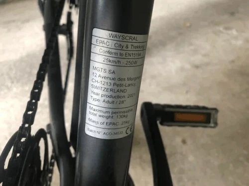Vélo électrique Wayscral Allemand