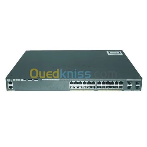 SWITCH CISCO 2960X-24PS-L PORT GIGA POE AVEC SFP