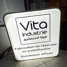 construction des panneaux publicitaire et enseignes lumineuses  en lettre en boitier