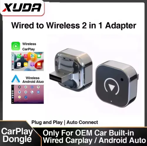 وداعاً للأسلاك! محول CarPlay اللاسلكي الأصغر حجماً   CarPlay Android Auto sans fil - CarTech DZ"