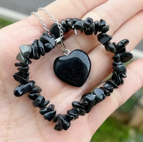 Parrure de bracelet +collier