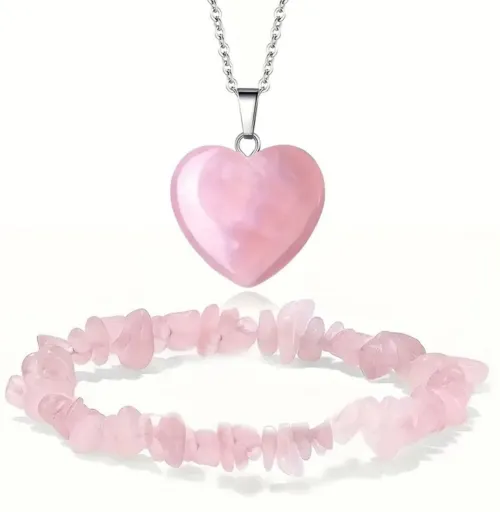 Parrure de bracelet +collier