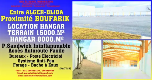 Location Hangar Blida Boufarik