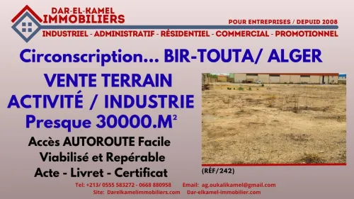 Vente Terrain Alger Birtouta