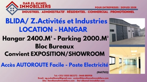 Location Hangar Blida Blida