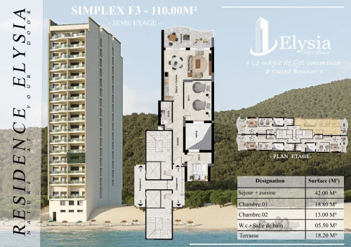 Vente Appartement F3 Jijel Jijel