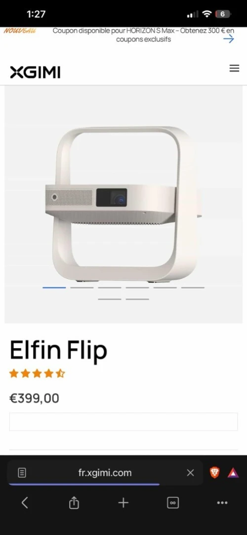 Projecteur XGIMI Elfin Flip 1080p