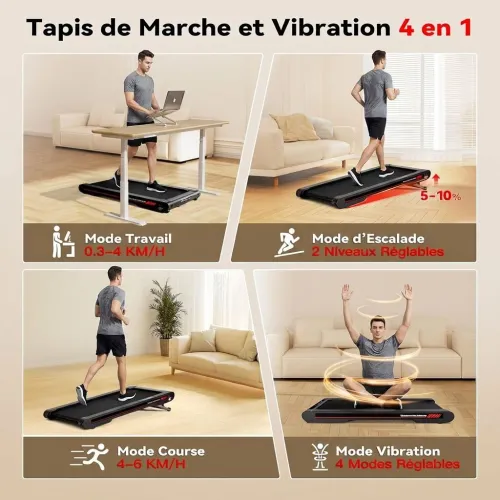 Sperax Tapis Vibrant 4 en 1 ( inclinaison )