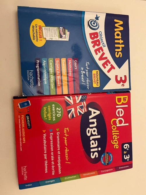 bled anglais et objectif brevet 6e 3e