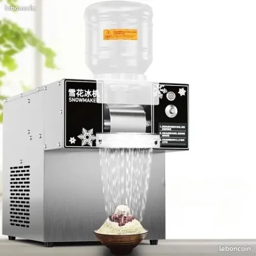 Machine à Glace, flocons de neige