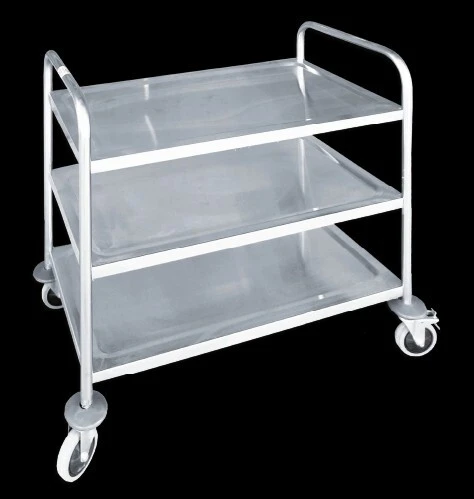 CHARIOT DE SERVICE  EN INOX