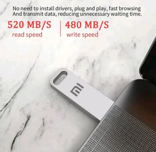 USB flash disk Xiaomi 2 TB avec adaptateur 