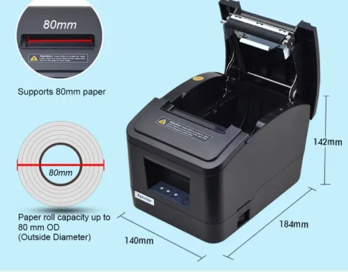 Promo Imprimante Ticket Xprinter XP T80 E