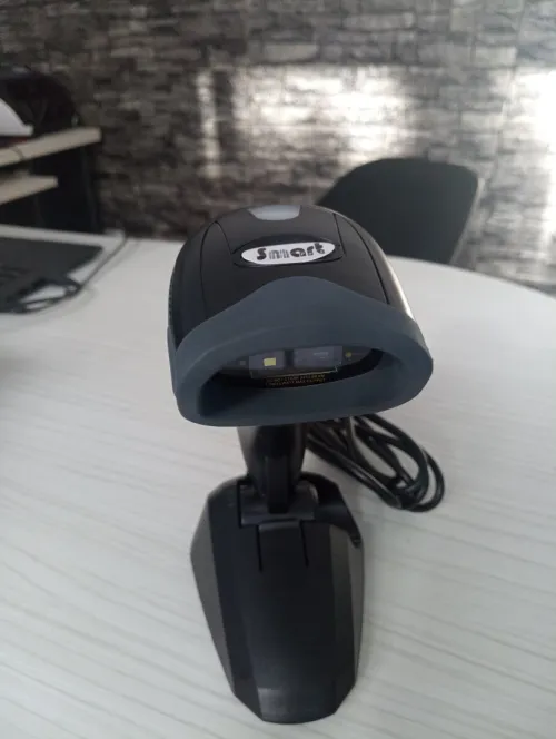 Lecteur code barre QR code avec support 