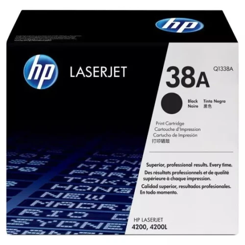 Toner HP 38A (Q1338A) noir de 12000 pages