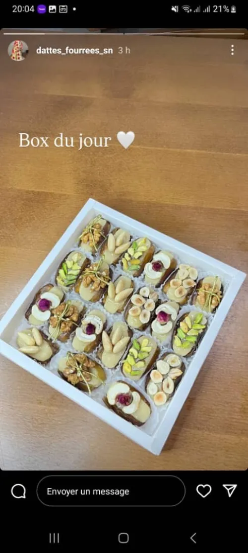 Les Dattes fourrée 