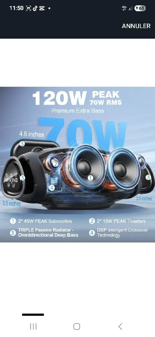 Enceinte Bluetooth Puissante