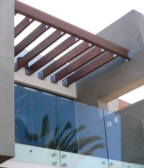 Pergola en bois Rouge