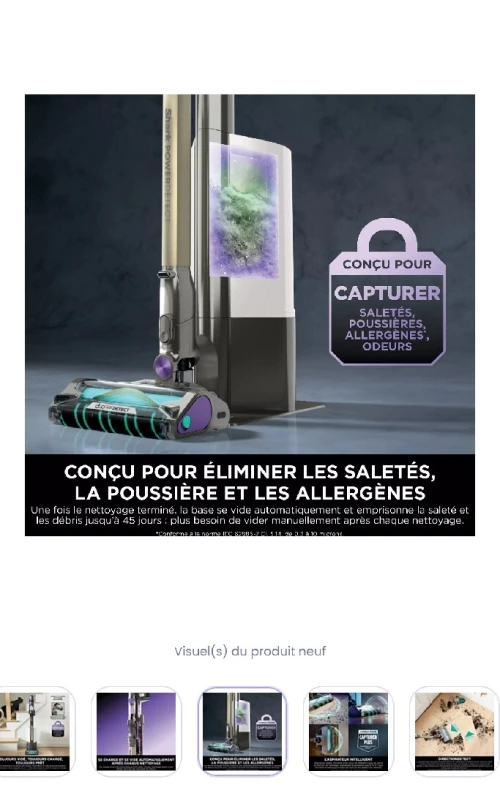 Aspirateur shark Power DETECT pro 5