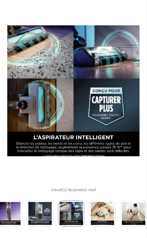 Aspirateur shark Power DETECT pro 5