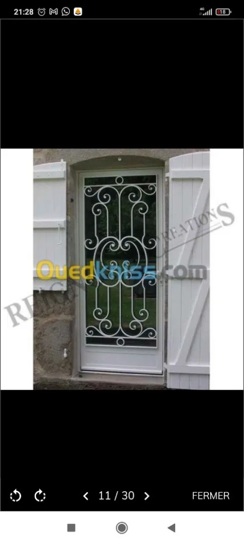 Fabrication tout tipe de porte industriel et habitat